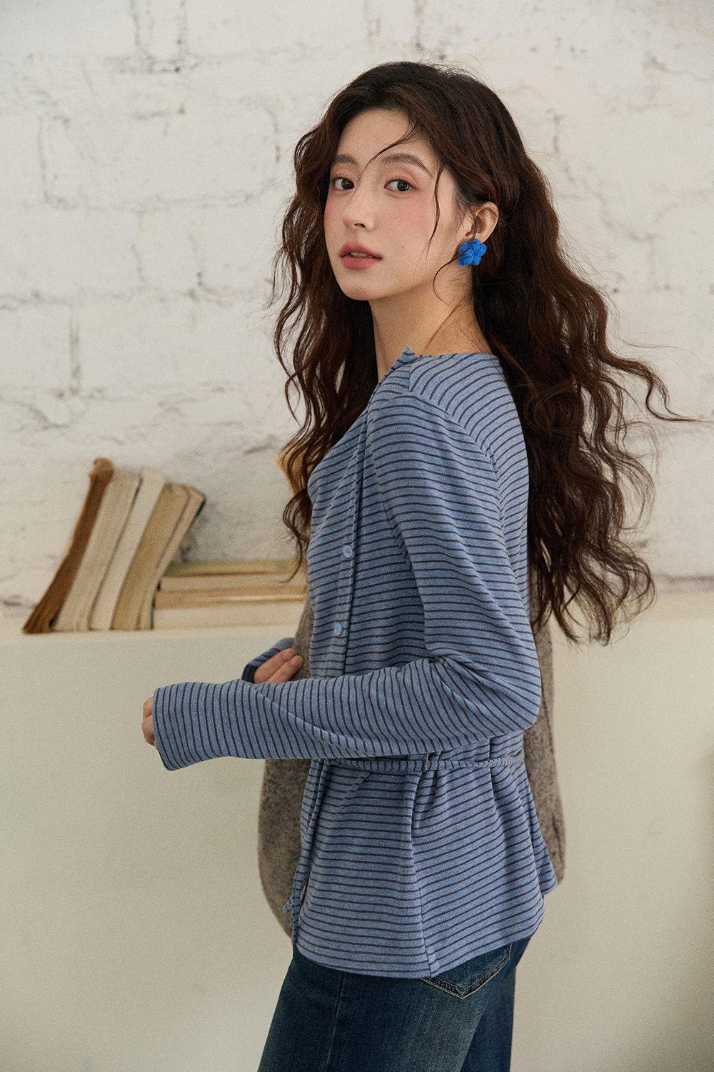 여성용 긴팔 티셔츠