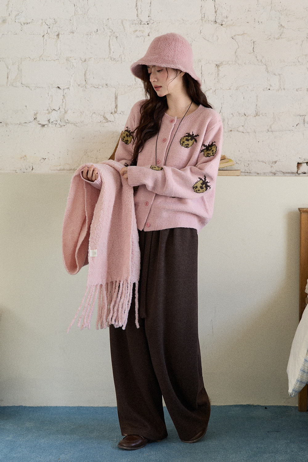 여성용 니트 셔츠