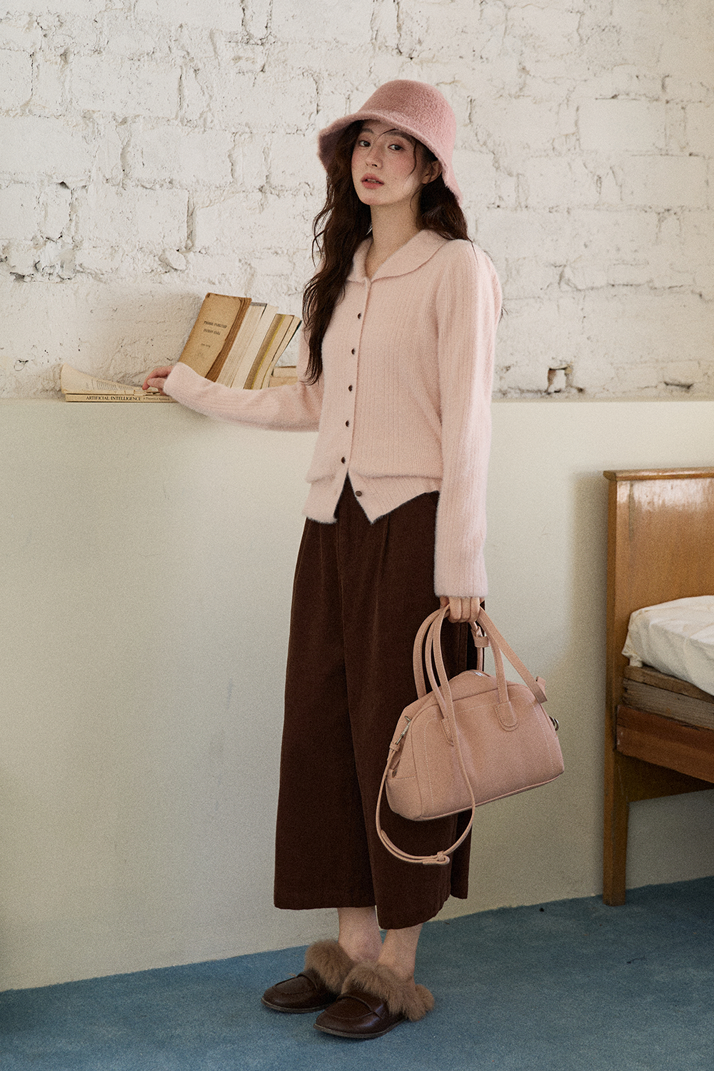 여성용 니트 셔츠