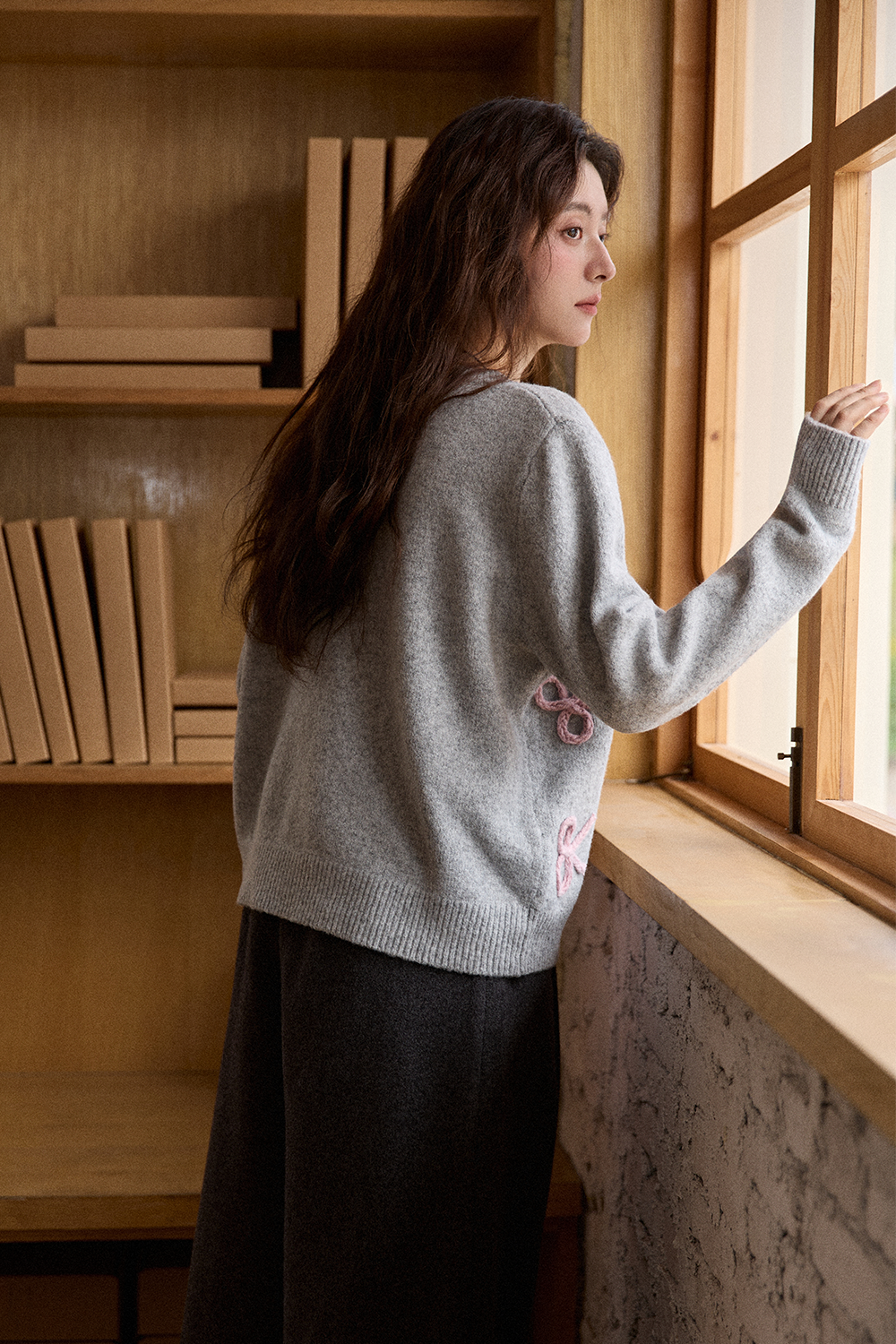 여성용 니트 셔츠