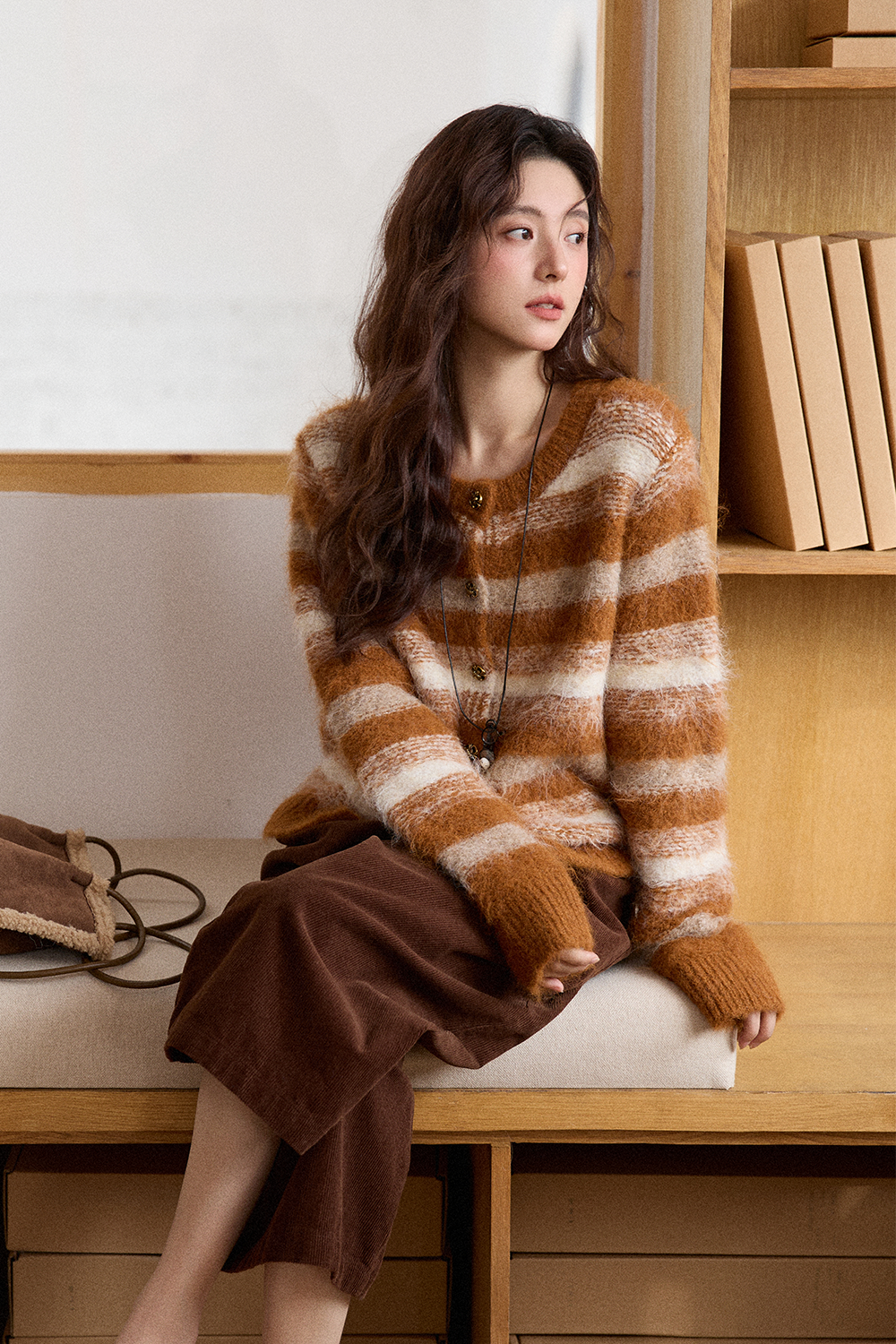 여성용 니트 셔츠