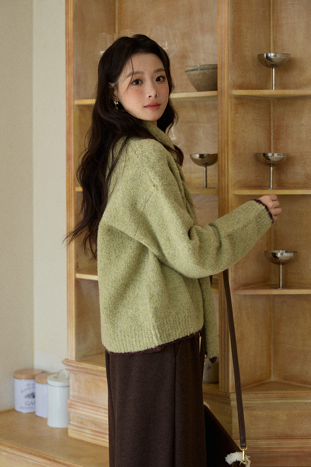 Knit Shirt+Scarf for Women