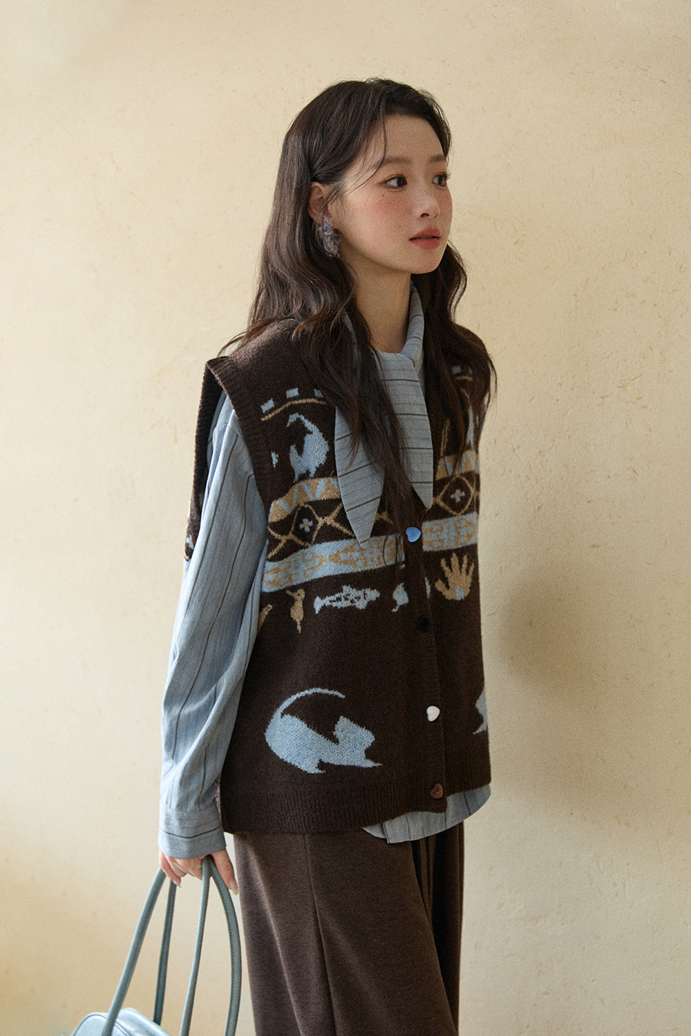 Áo len dệt kim cho nữ