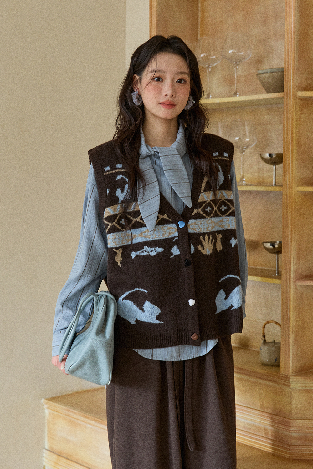 Áo len dệt kim cho nữ