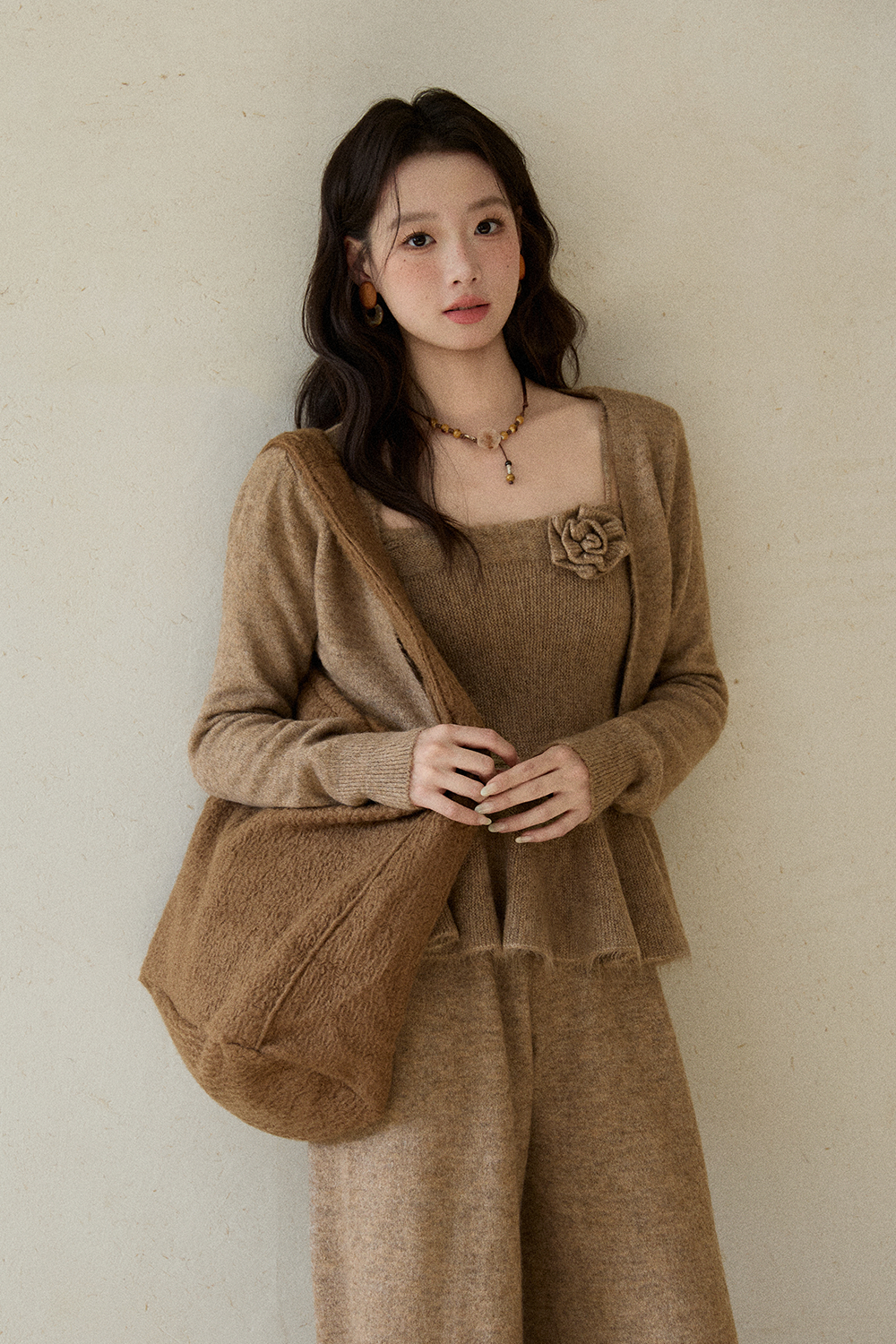 Set Atasan + Mantel + Celana Tali Spaghetti