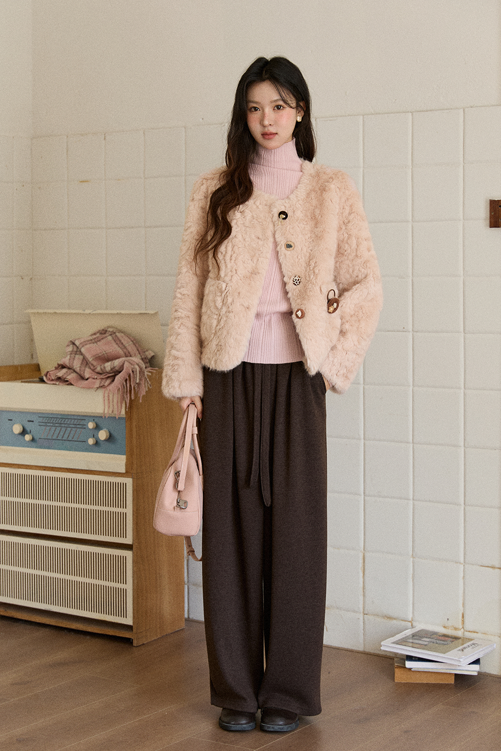 여성용 니트 셔츠