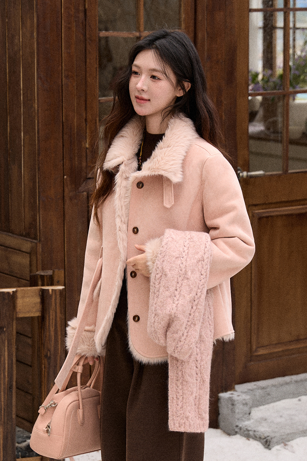 Áo khoác + Thắt lưng cho Nữ