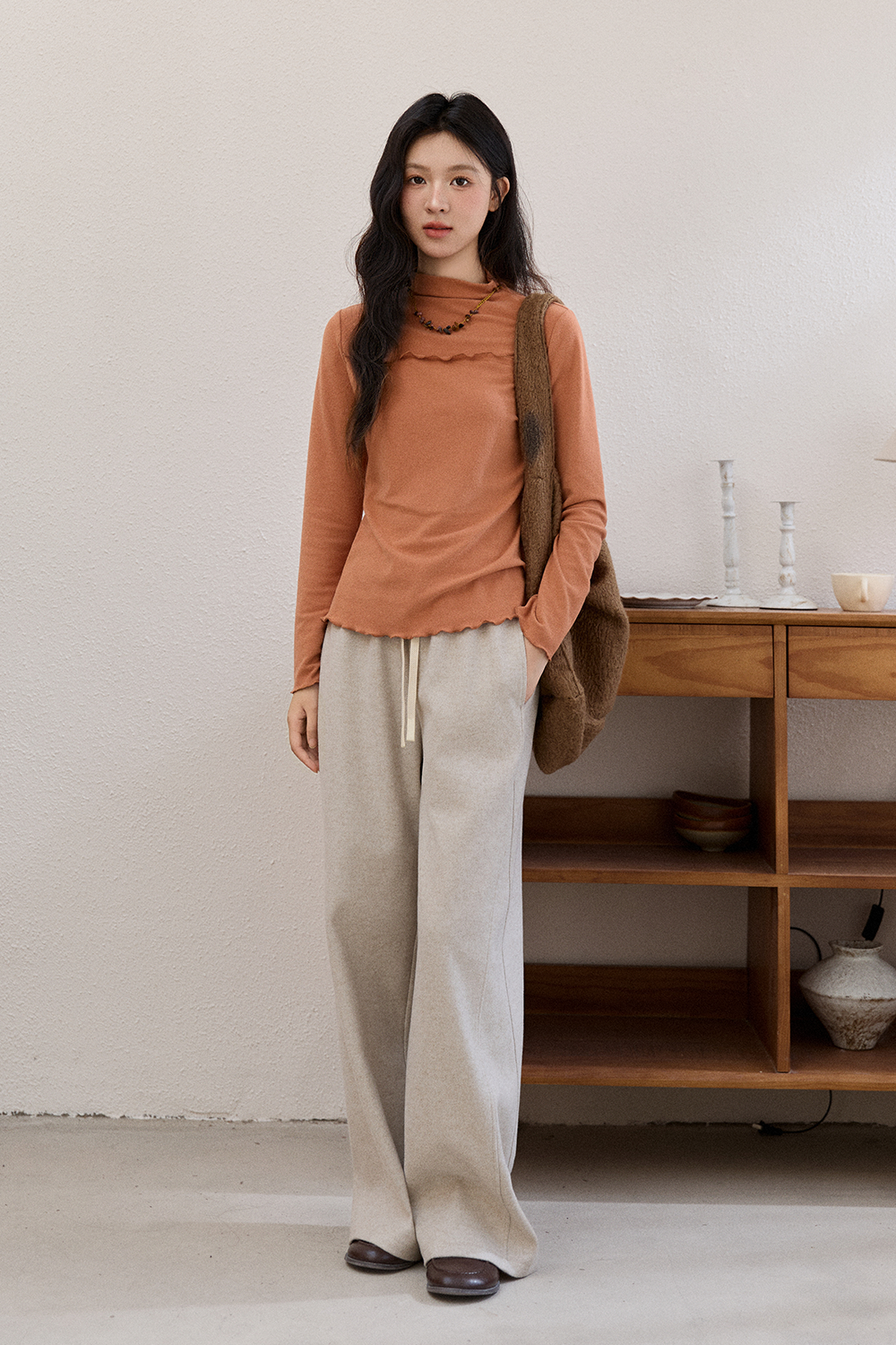 여성용 긴팔 티셔츠