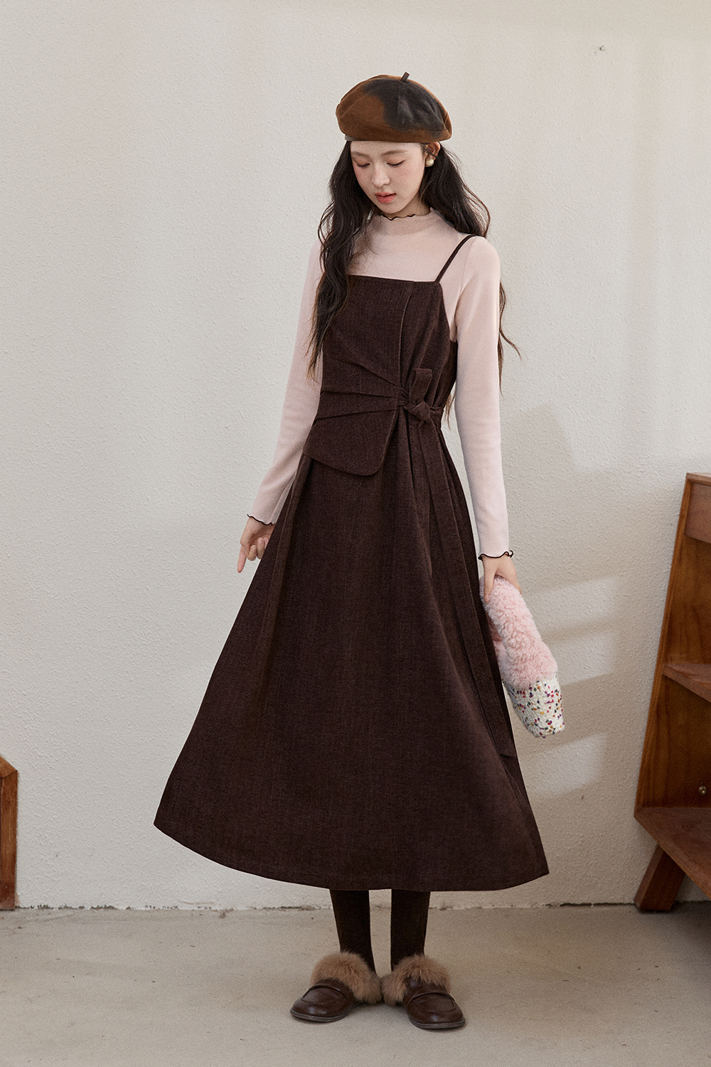 brown spaghetti strap dress CaratKing Women's Dresses Brown Summer Spaghetti Strap Dress at Amazon Women's Clothing store