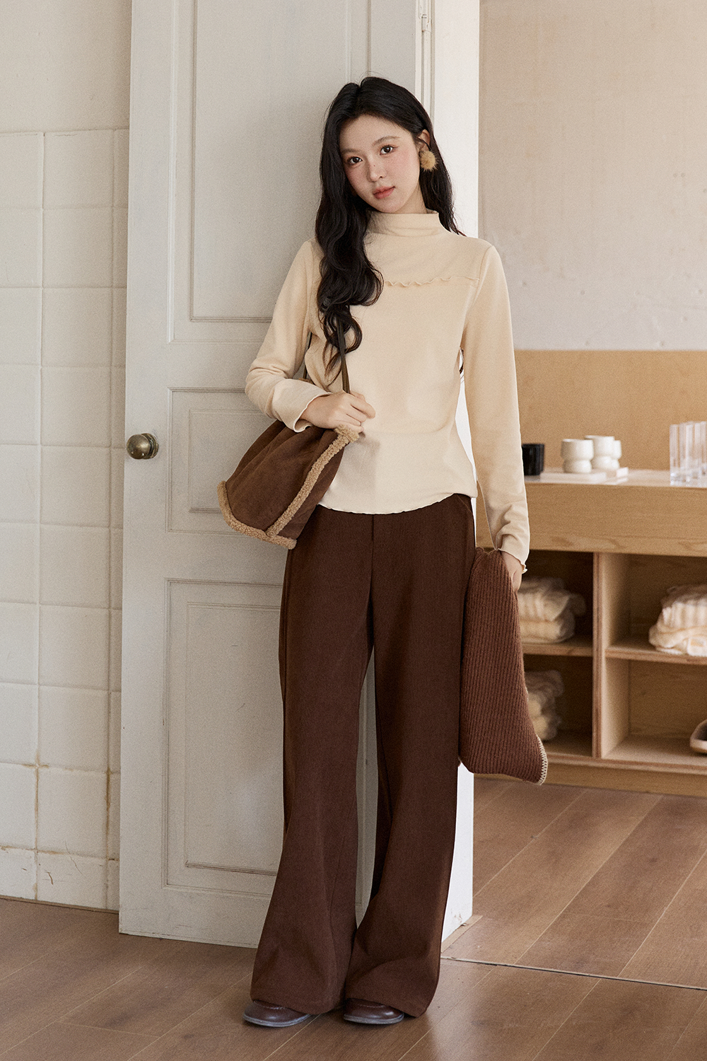 여성용 긴팔 티셔츠