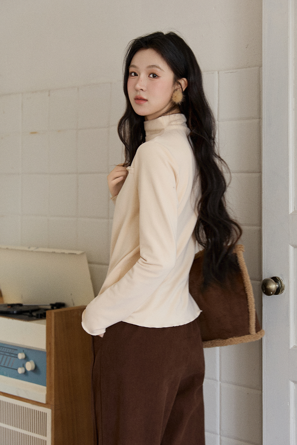 여성용 긴팔 티셔츠