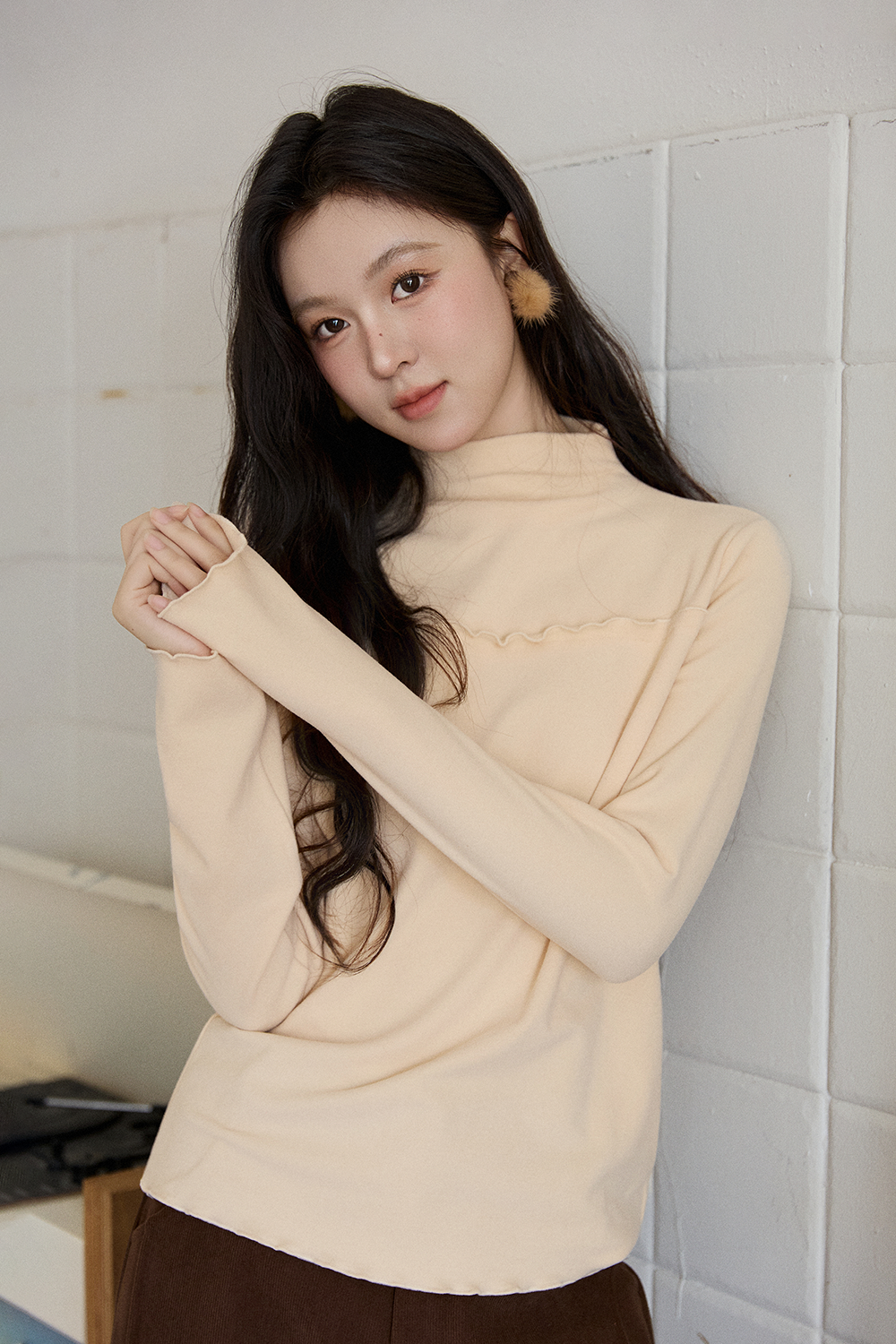 여성용 긴팔 티셔츠