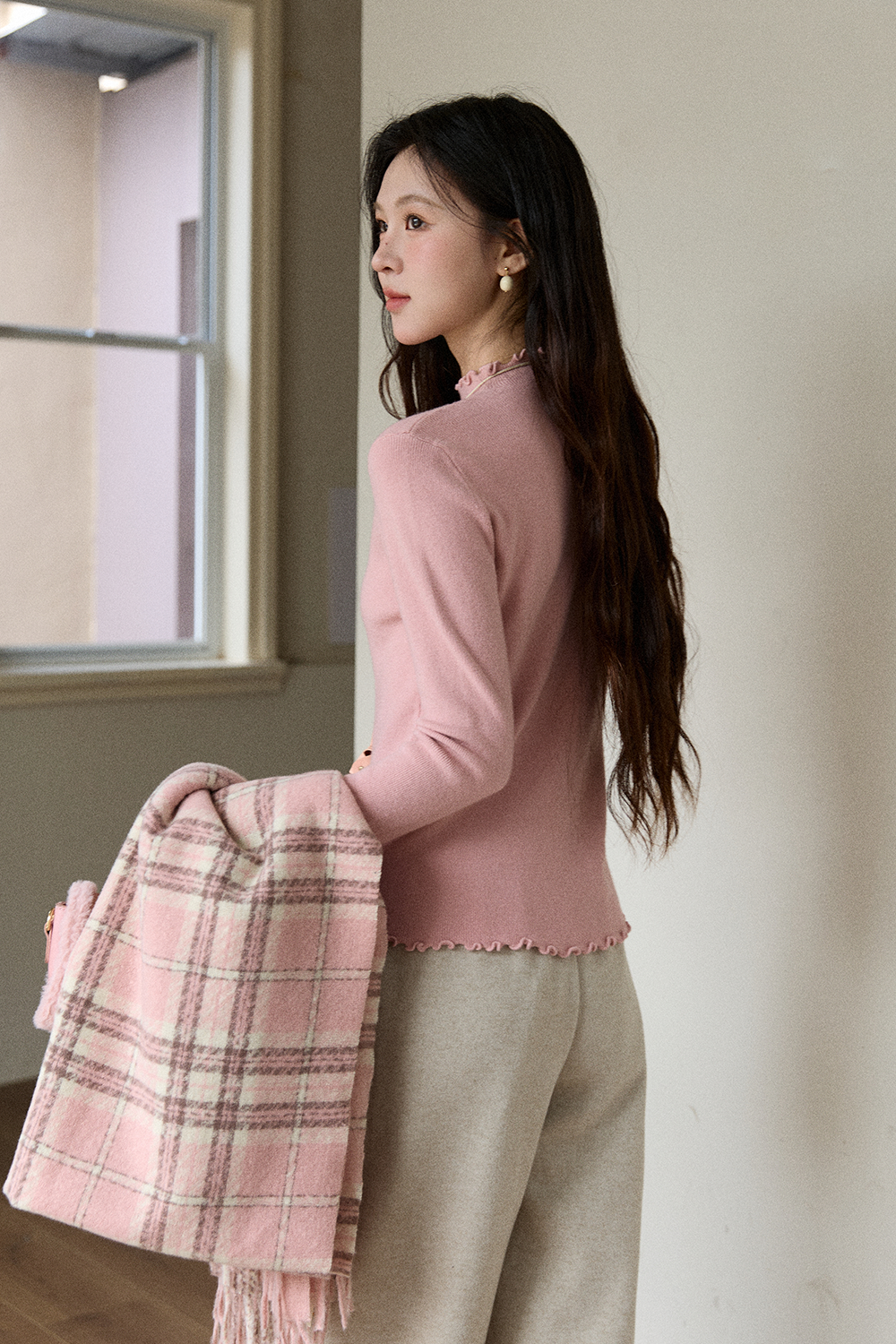 여성용 긴팔 티셔츠