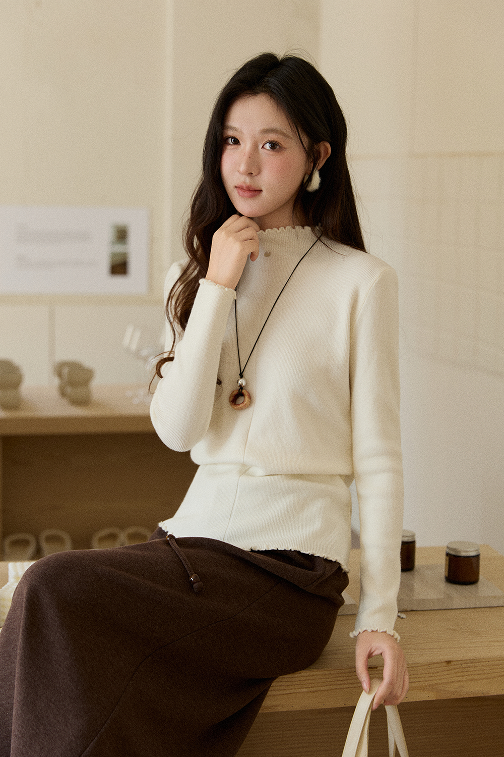 여성용 긴팔 티셔츠