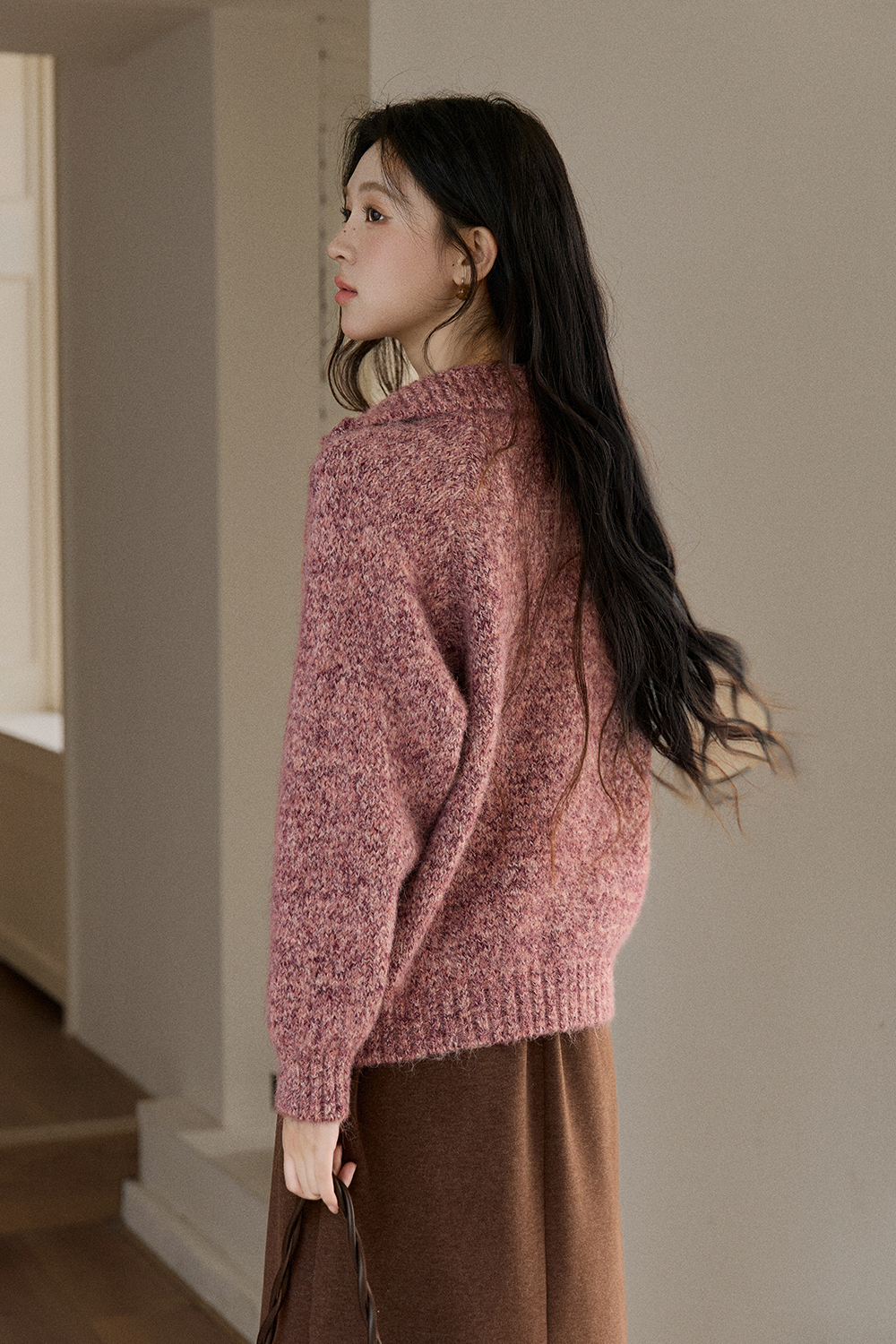 여성용 니트 셔츠