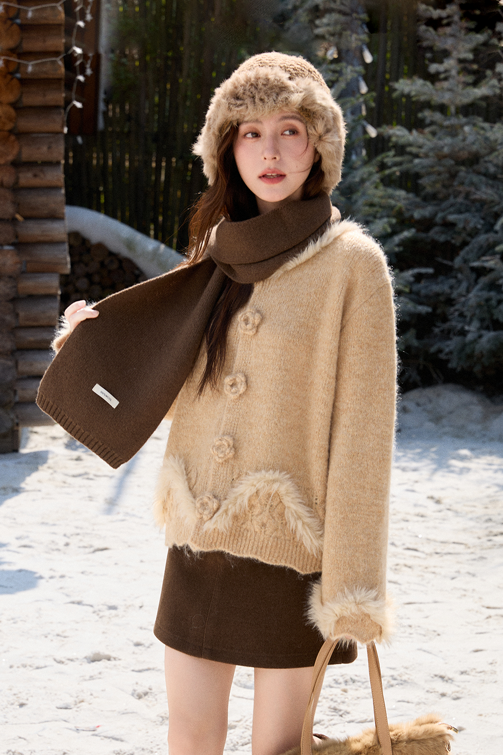 여성용 니트 셔츠