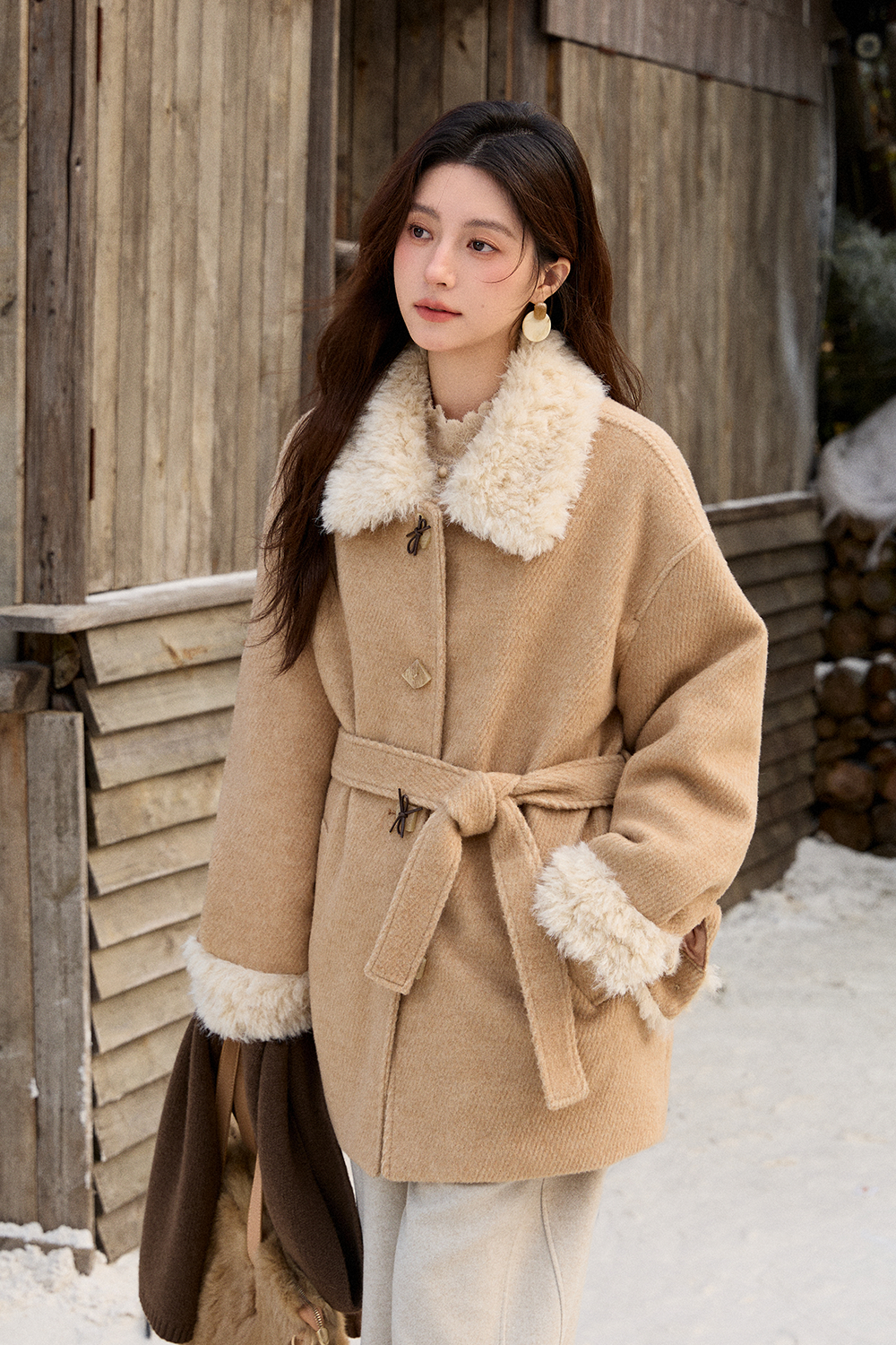 Coat+Belt for Women