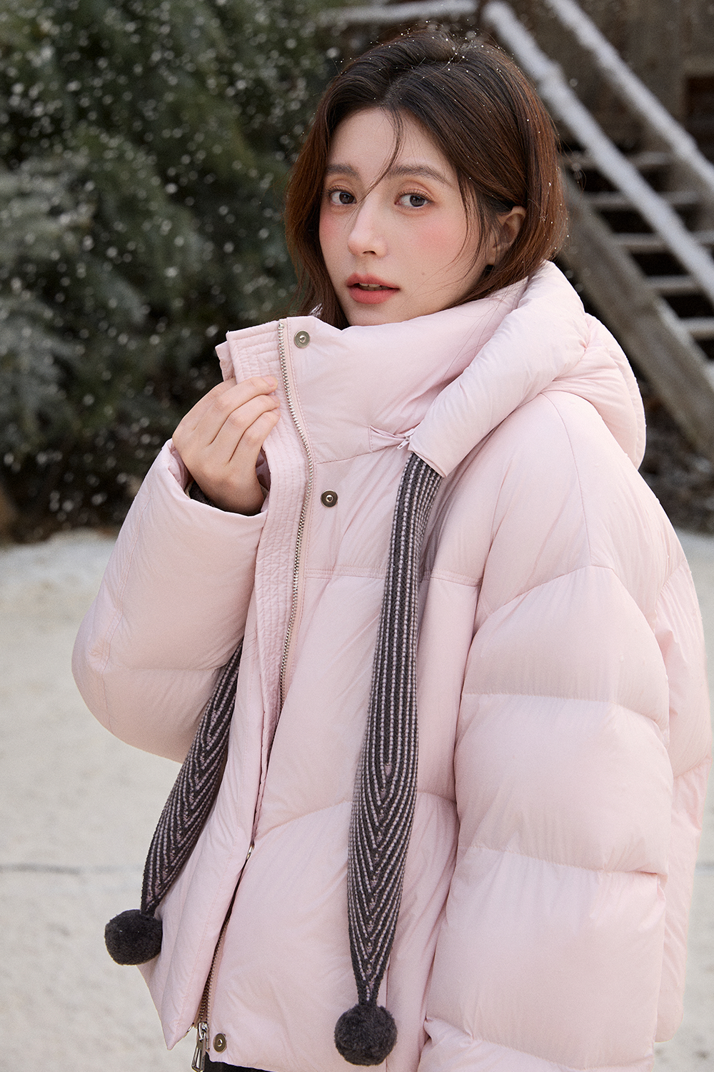 여성용 퍼퍼 재킷