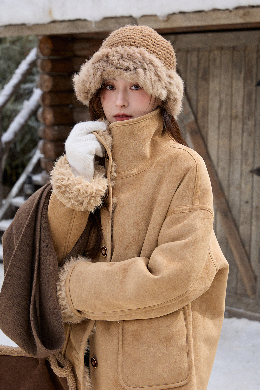 여성용 리버서블 코트