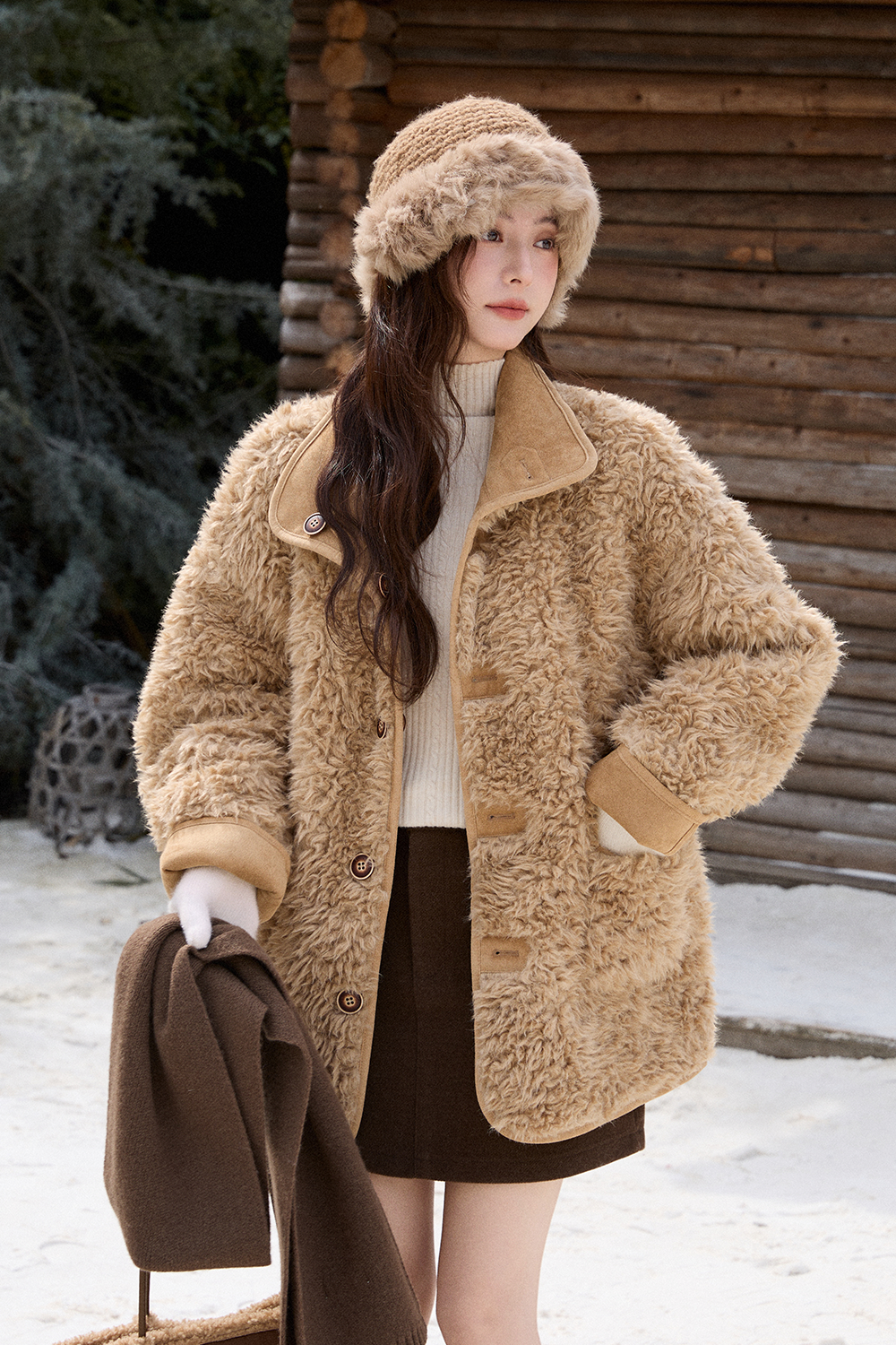 여성용 리버서블 코트