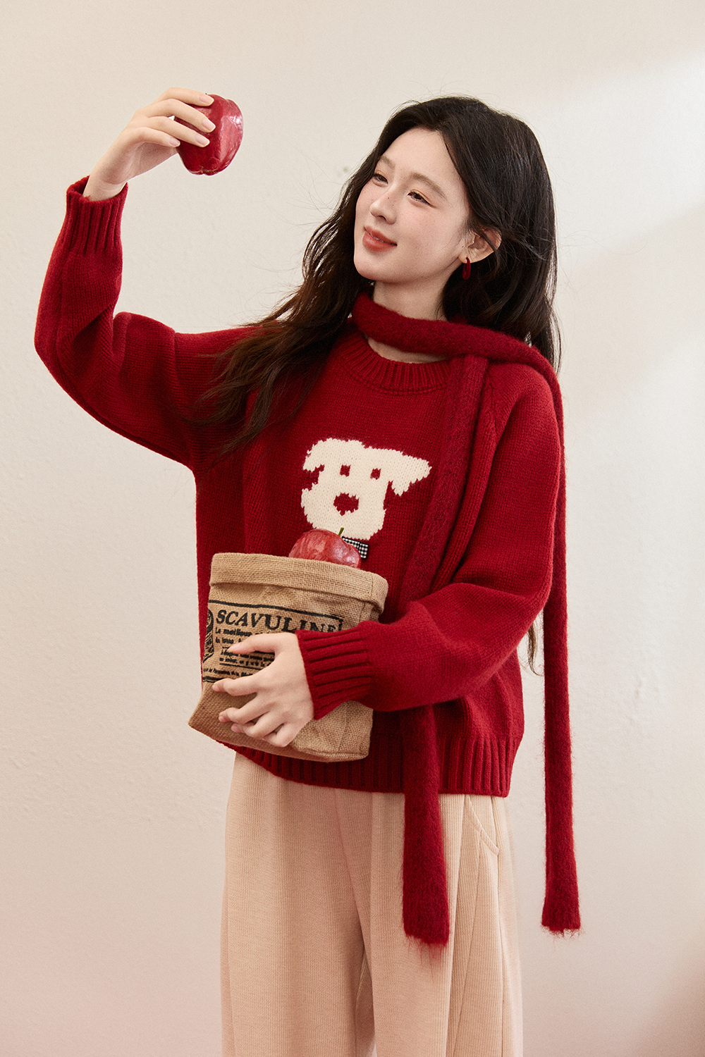 여성용 니트 셔츠