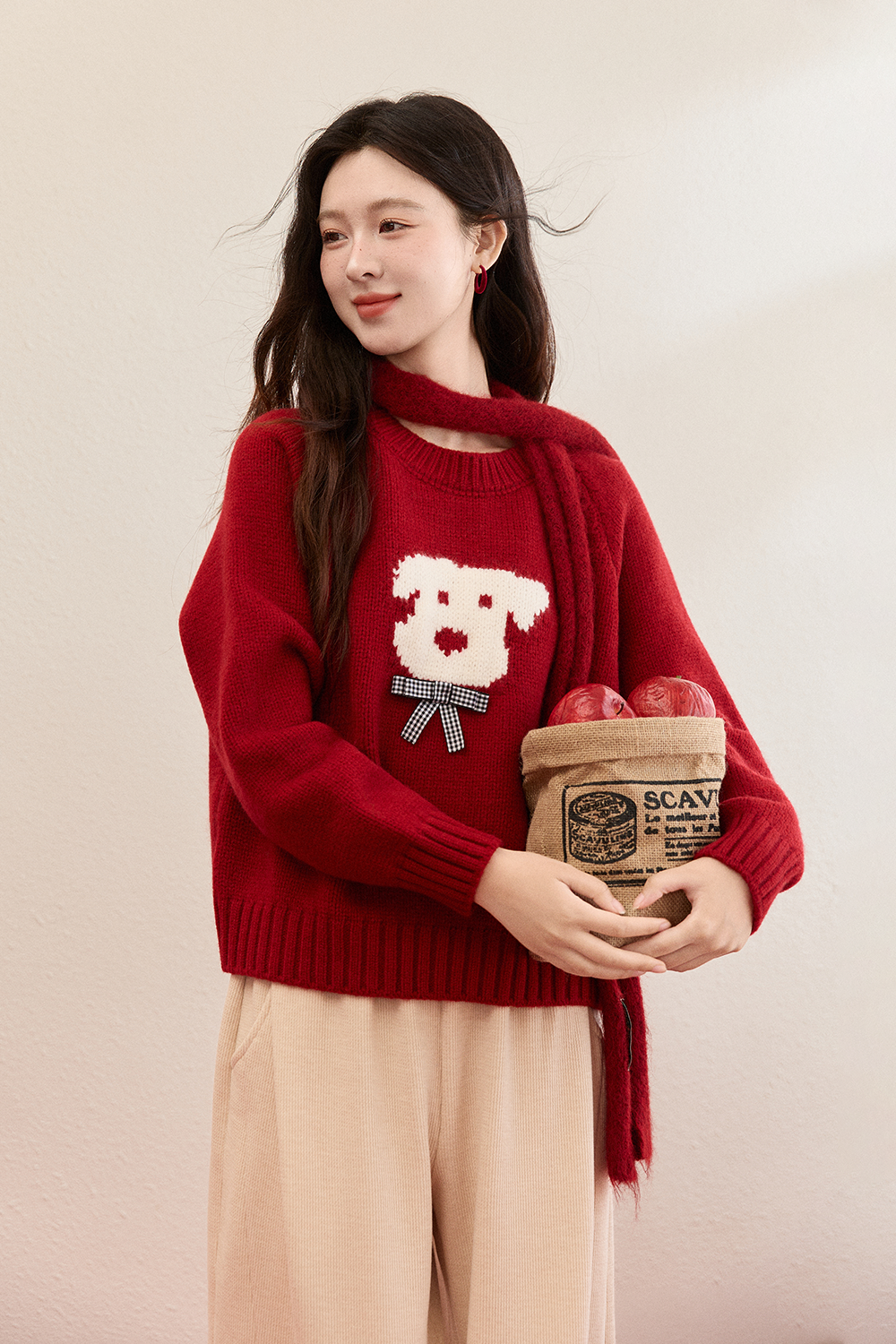 여성용 니트 셔츠