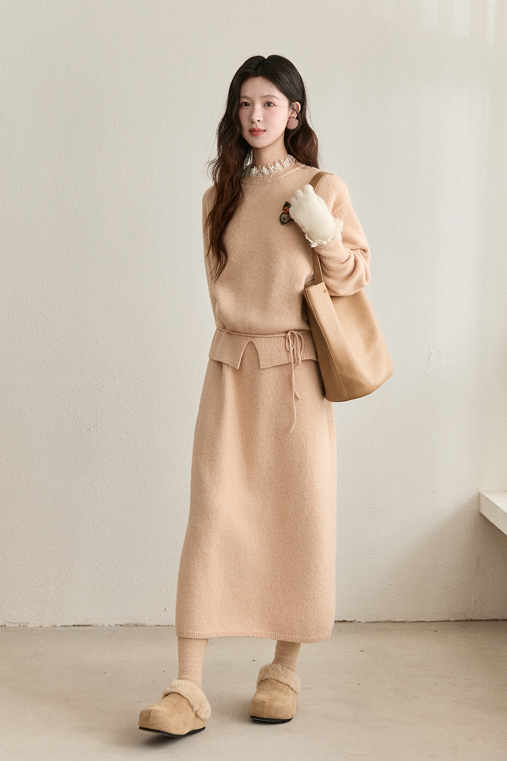 상의와 치마 세트