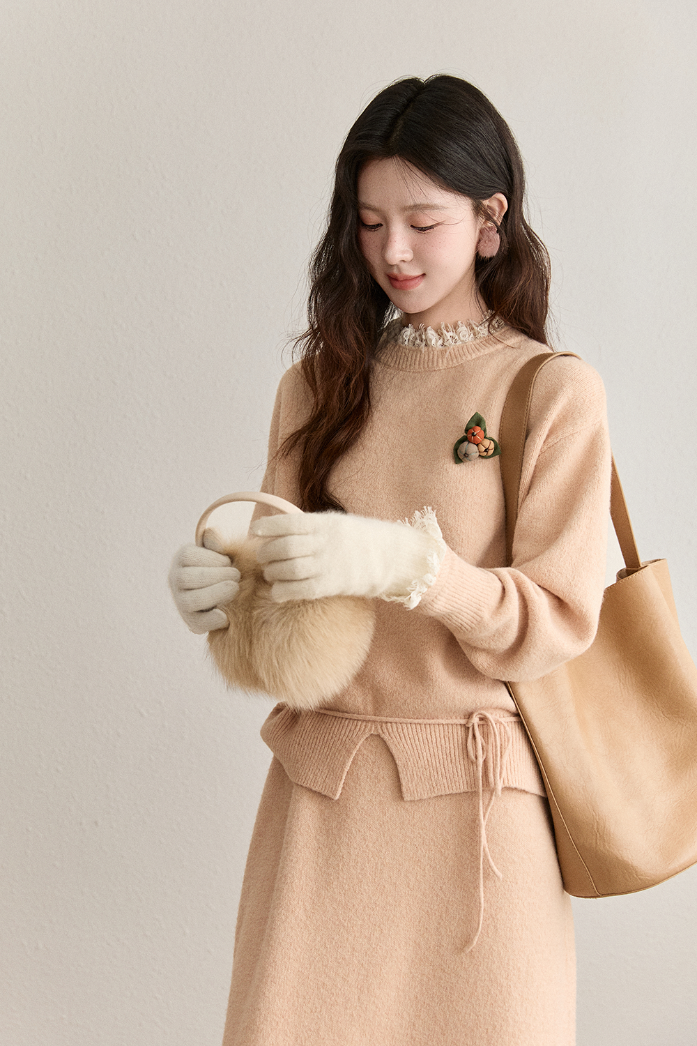 상의와 치마 세트