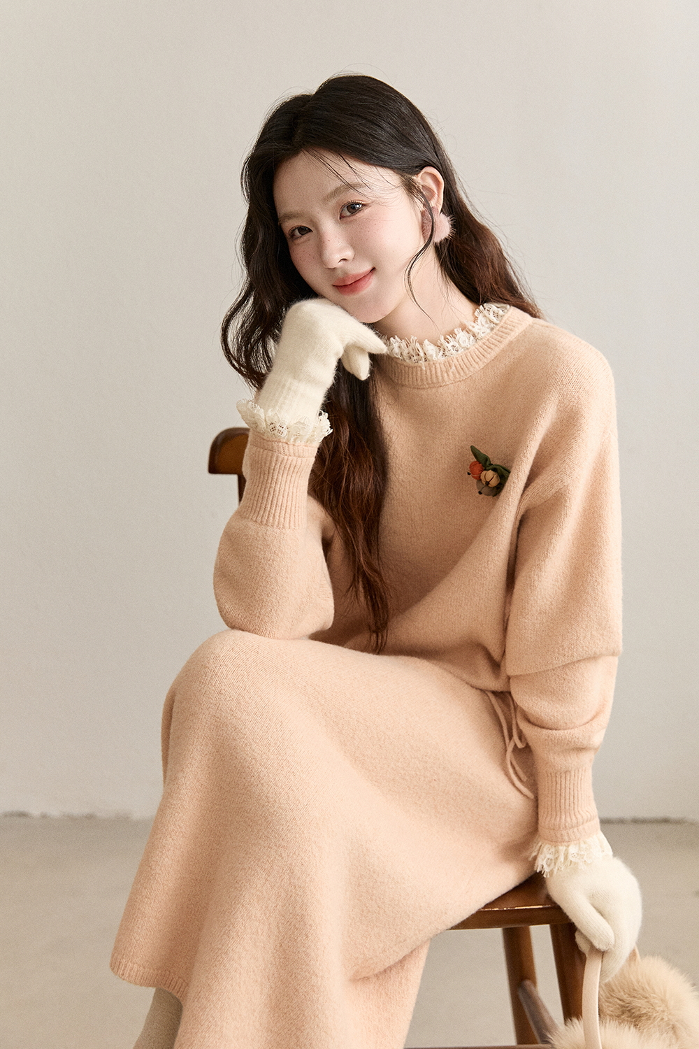 상의와 치마 세트