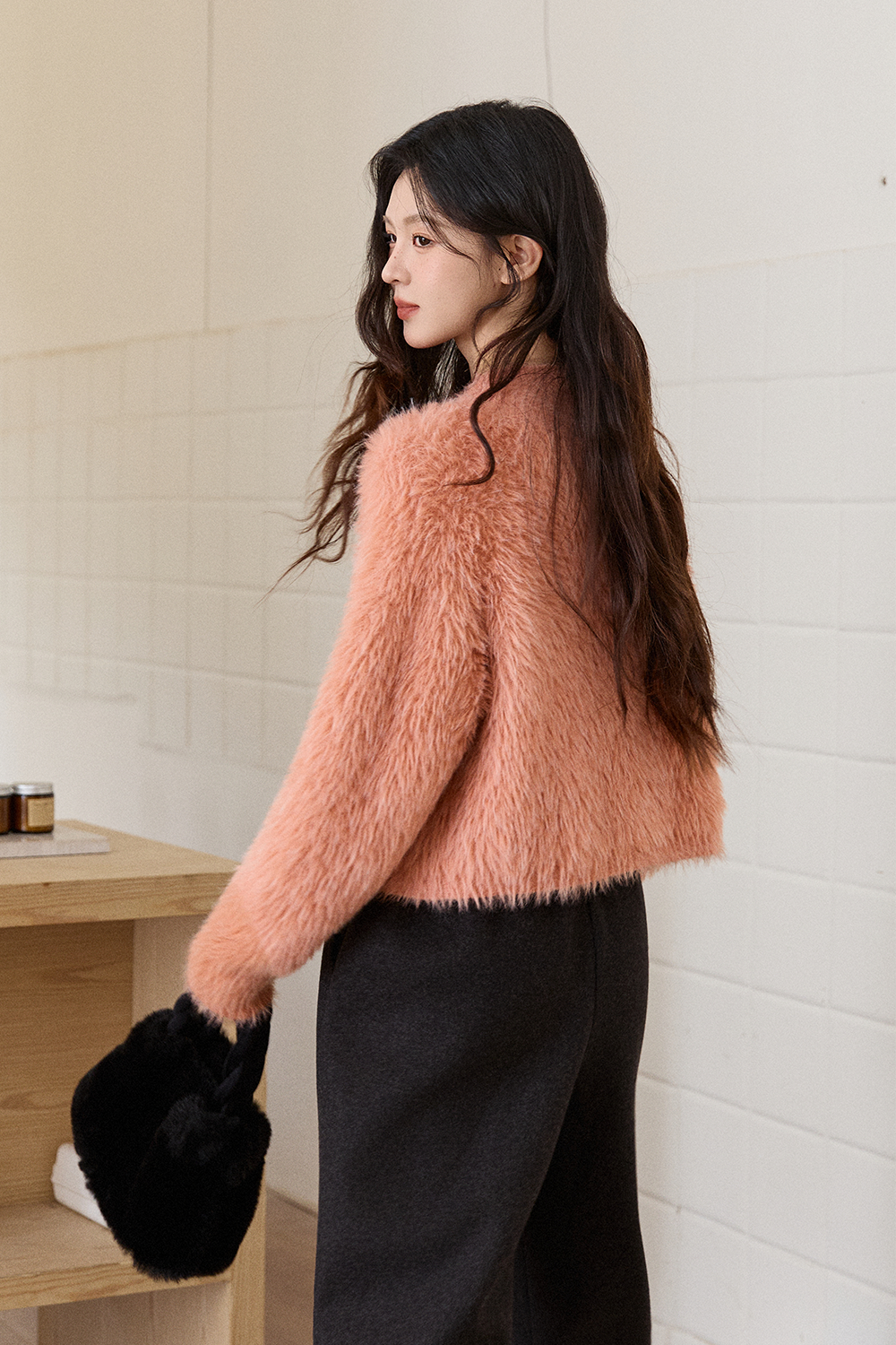 여성용 니트 셔츠