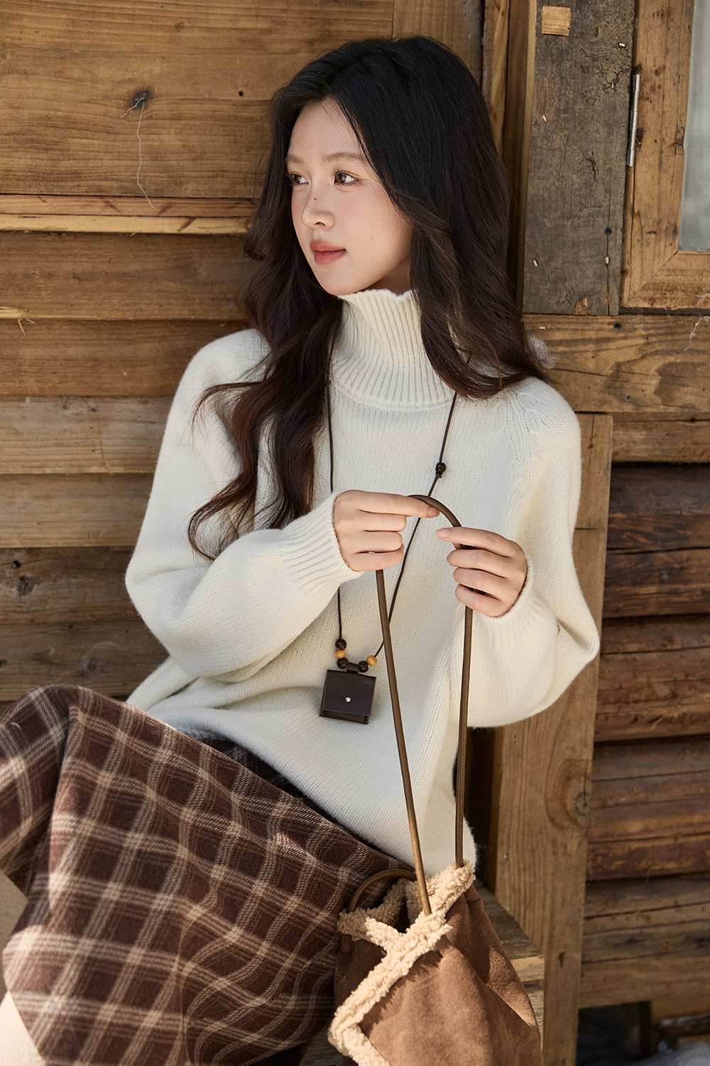 여성용 니트 셔츠