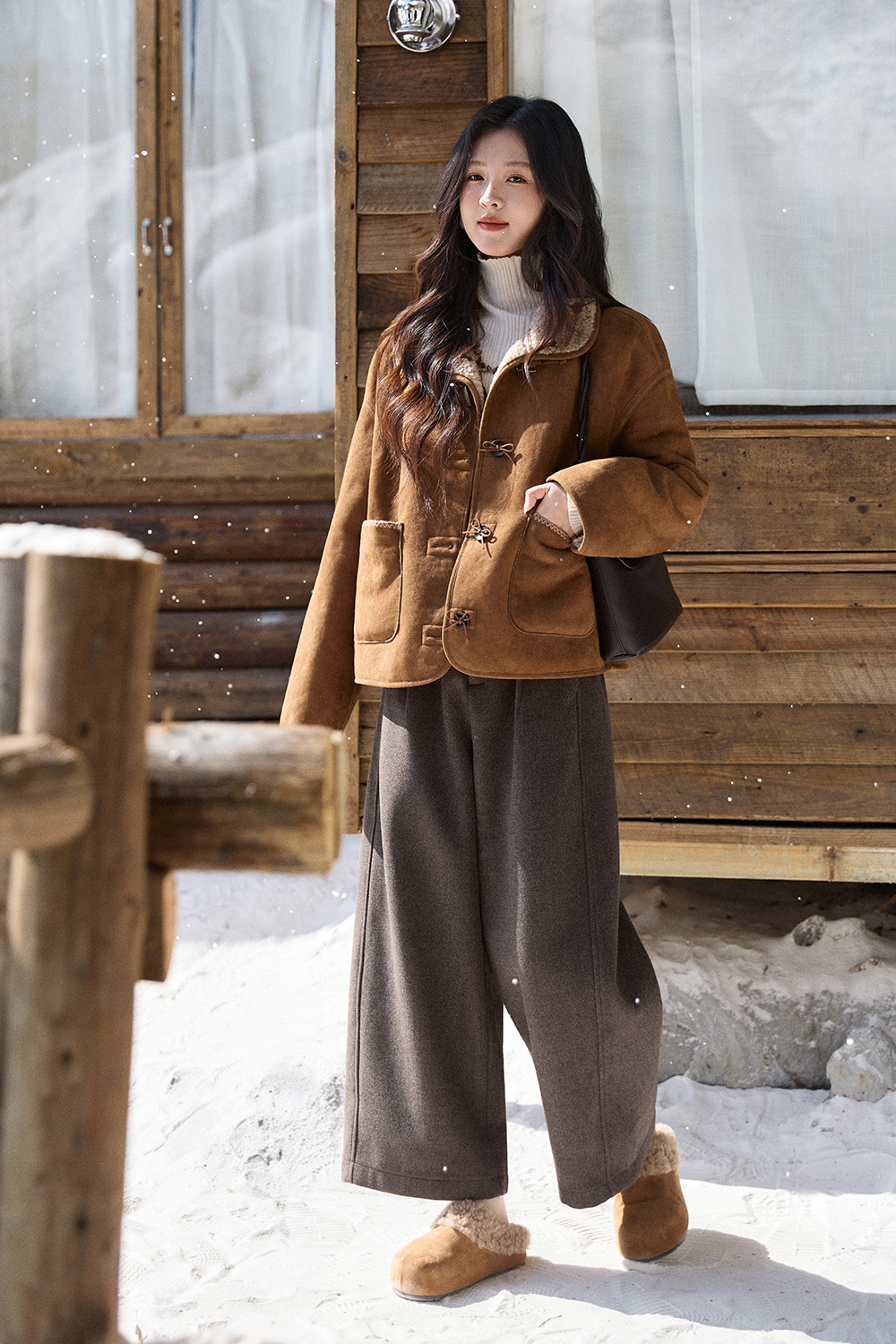 レディースリバーシブルコート