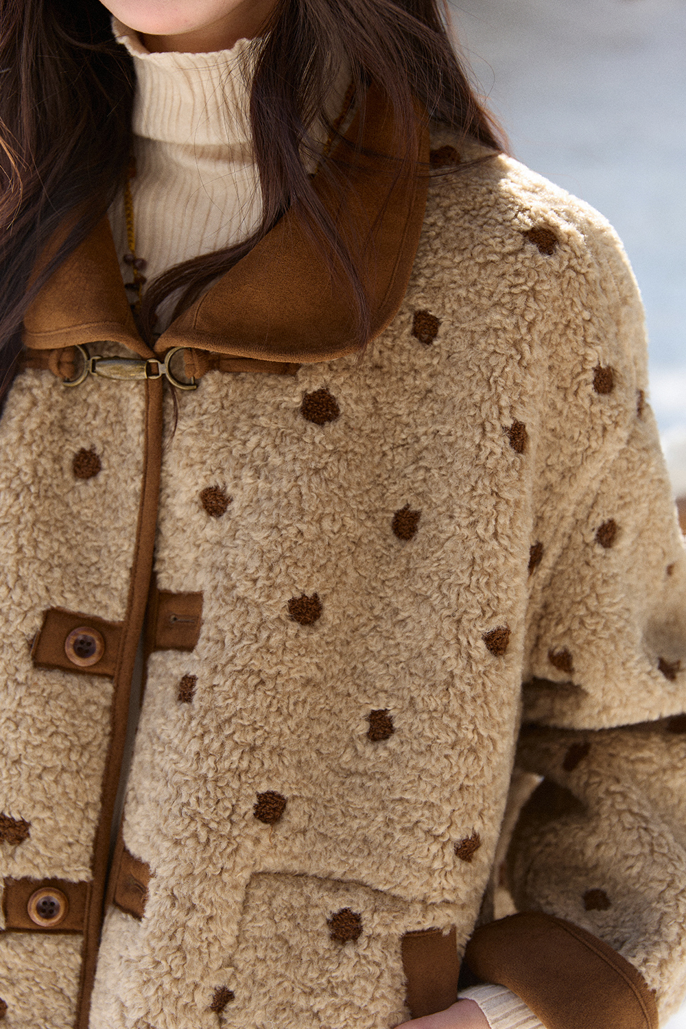 レディースリバーシブルコート