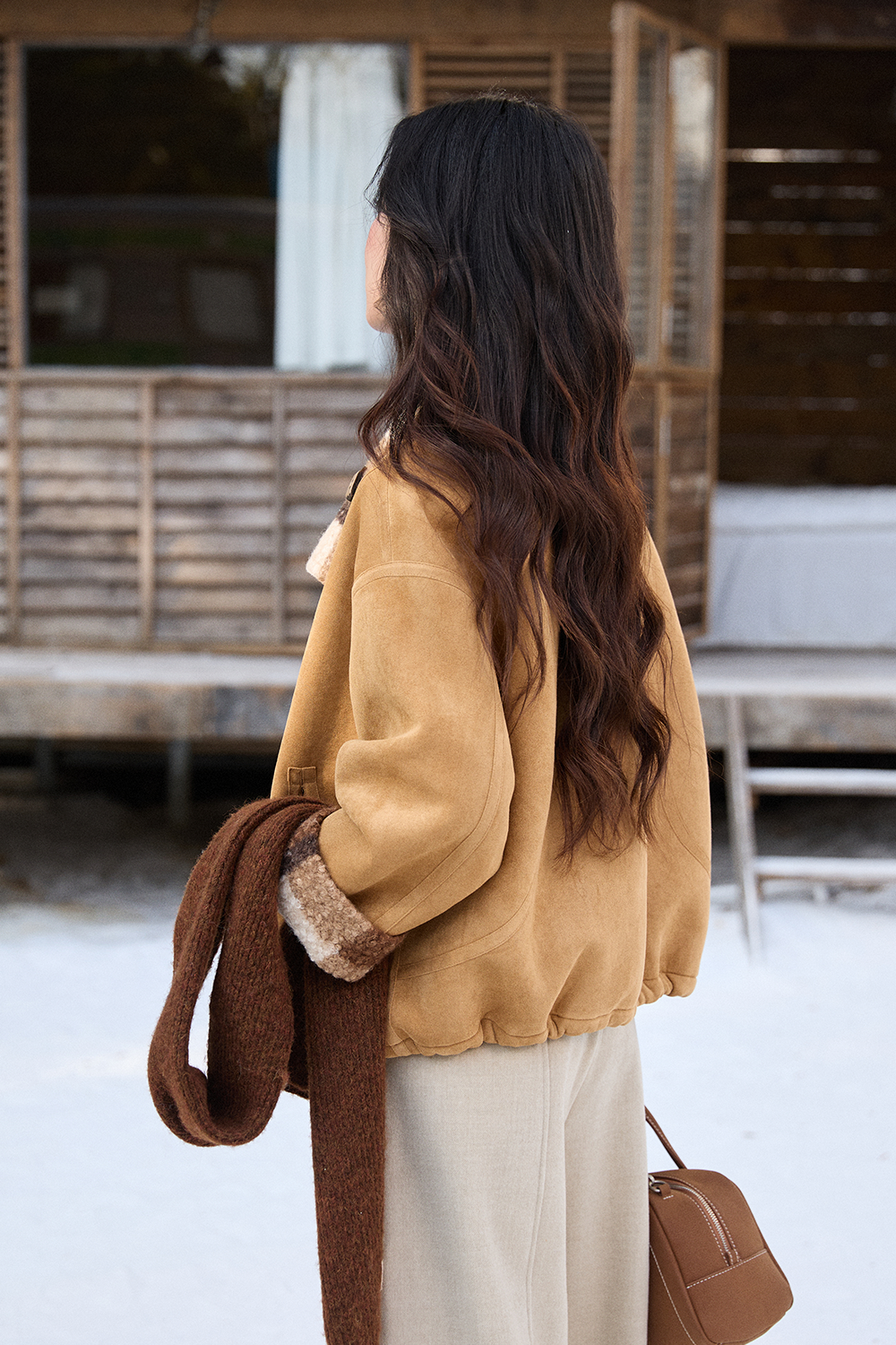 レディースリバーシブルコート