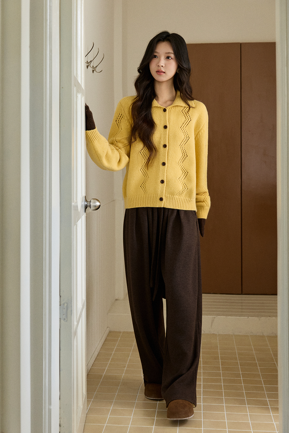 여성용 니트 셔츠