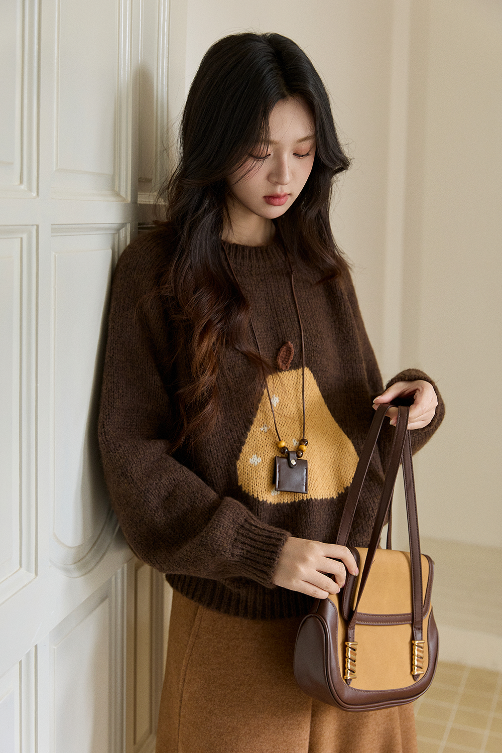 여성용 니트 셔츠