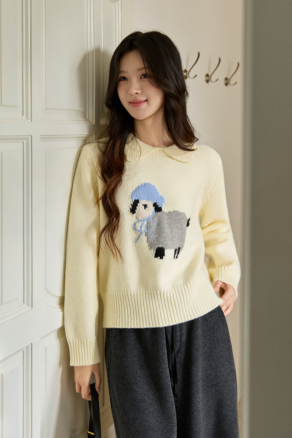 여성용 니트 셔츠