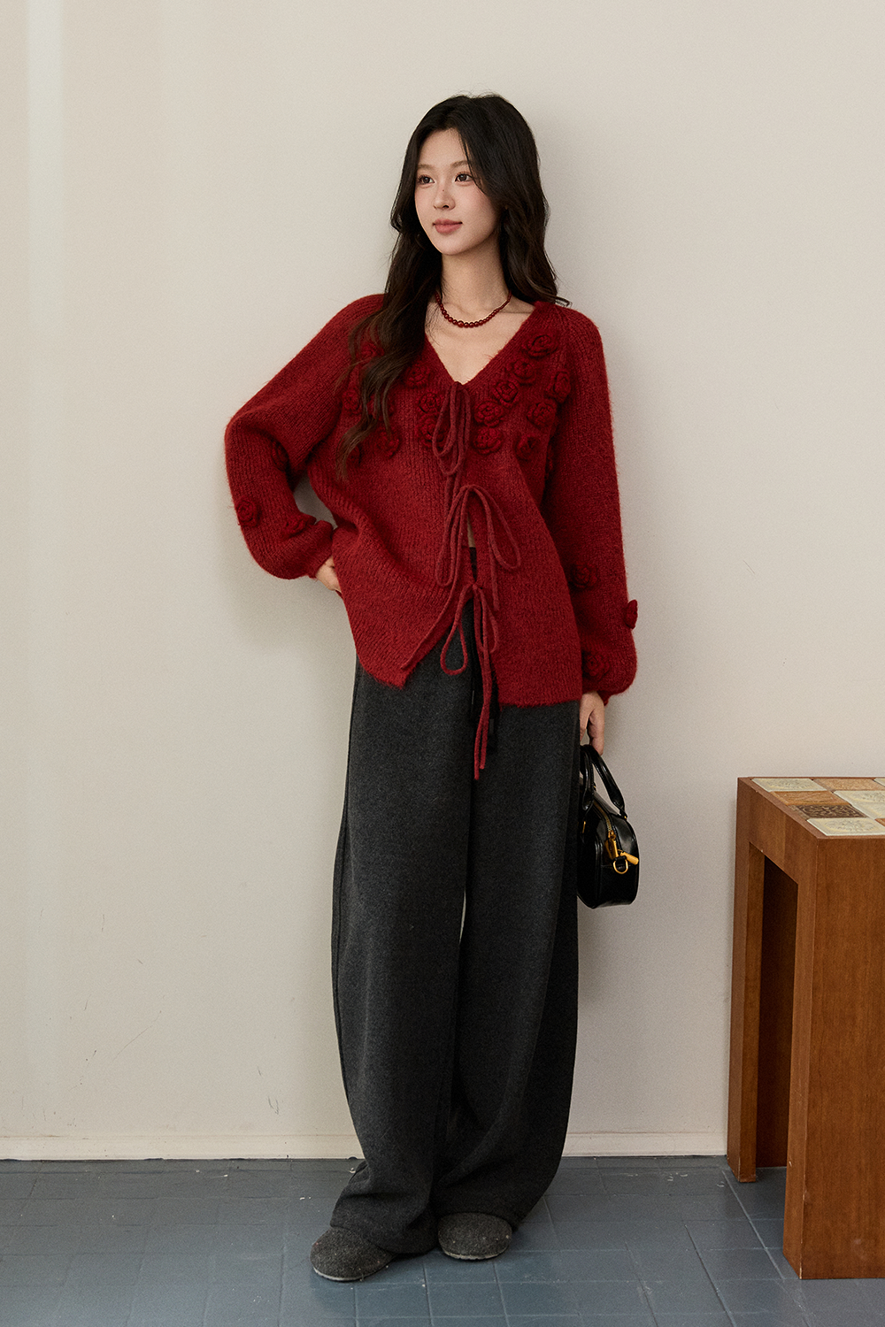 여성용 니트 셔츠