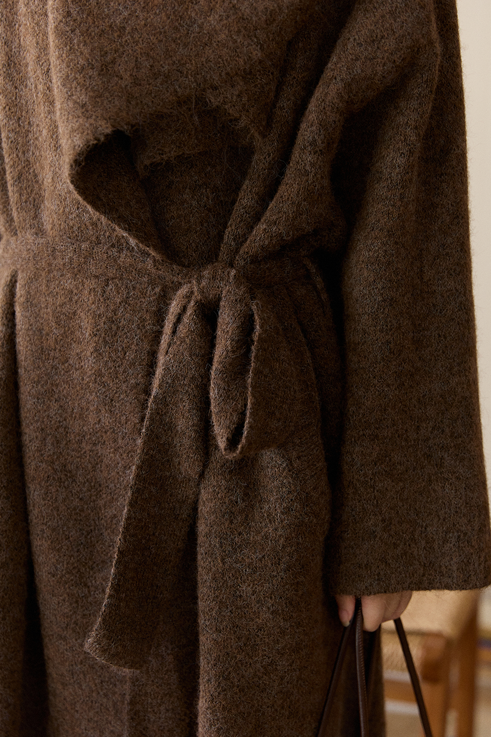 여성용 니트 코트