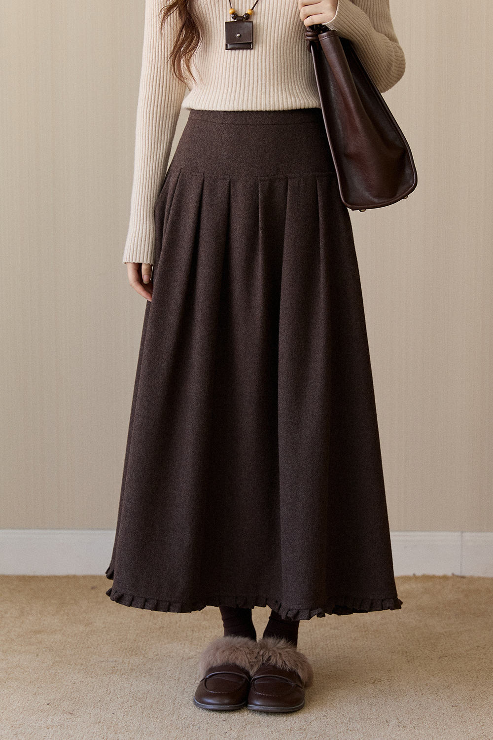 여성용 맥시 스커트