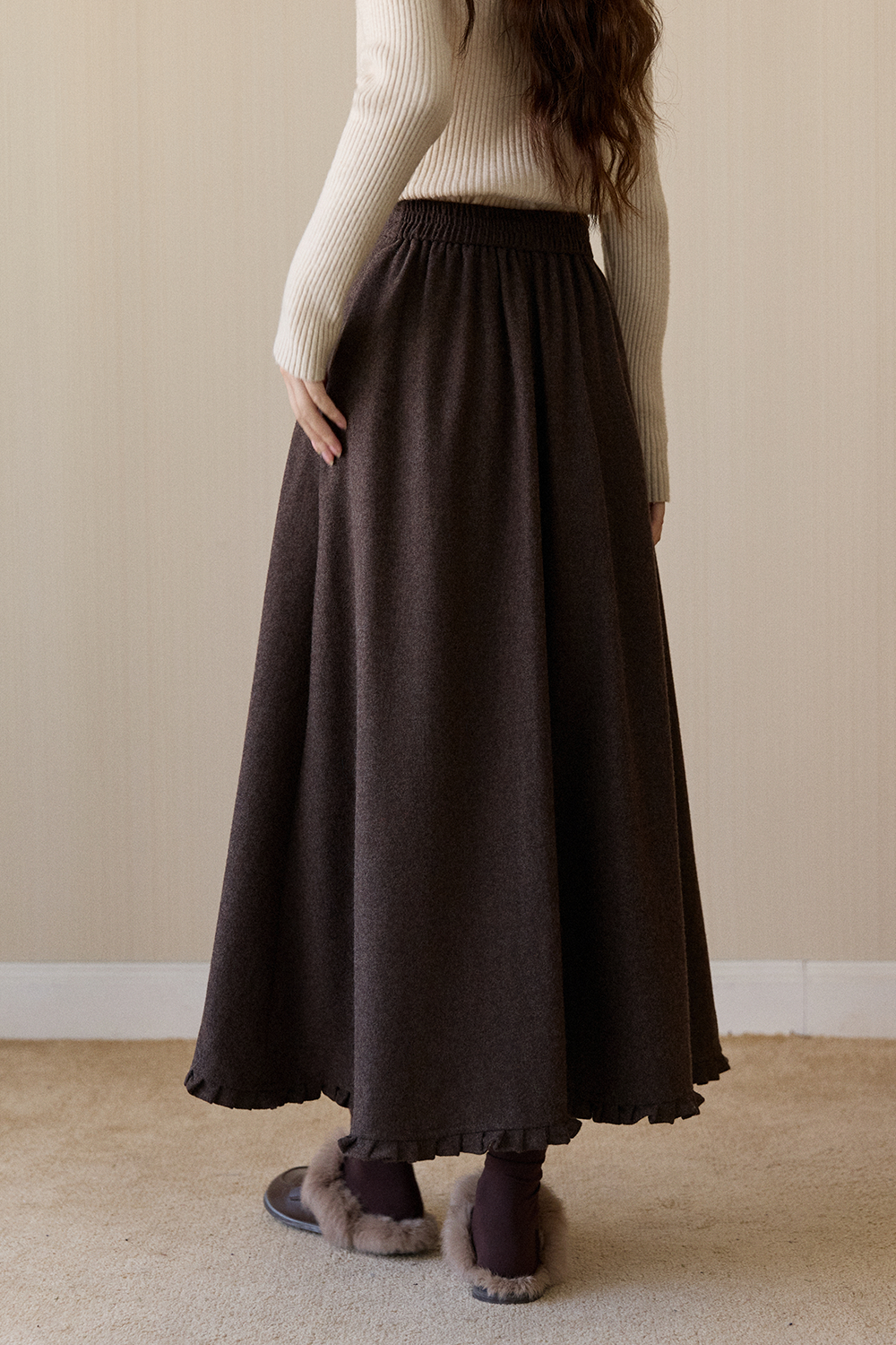 여성용 맥시 스커트