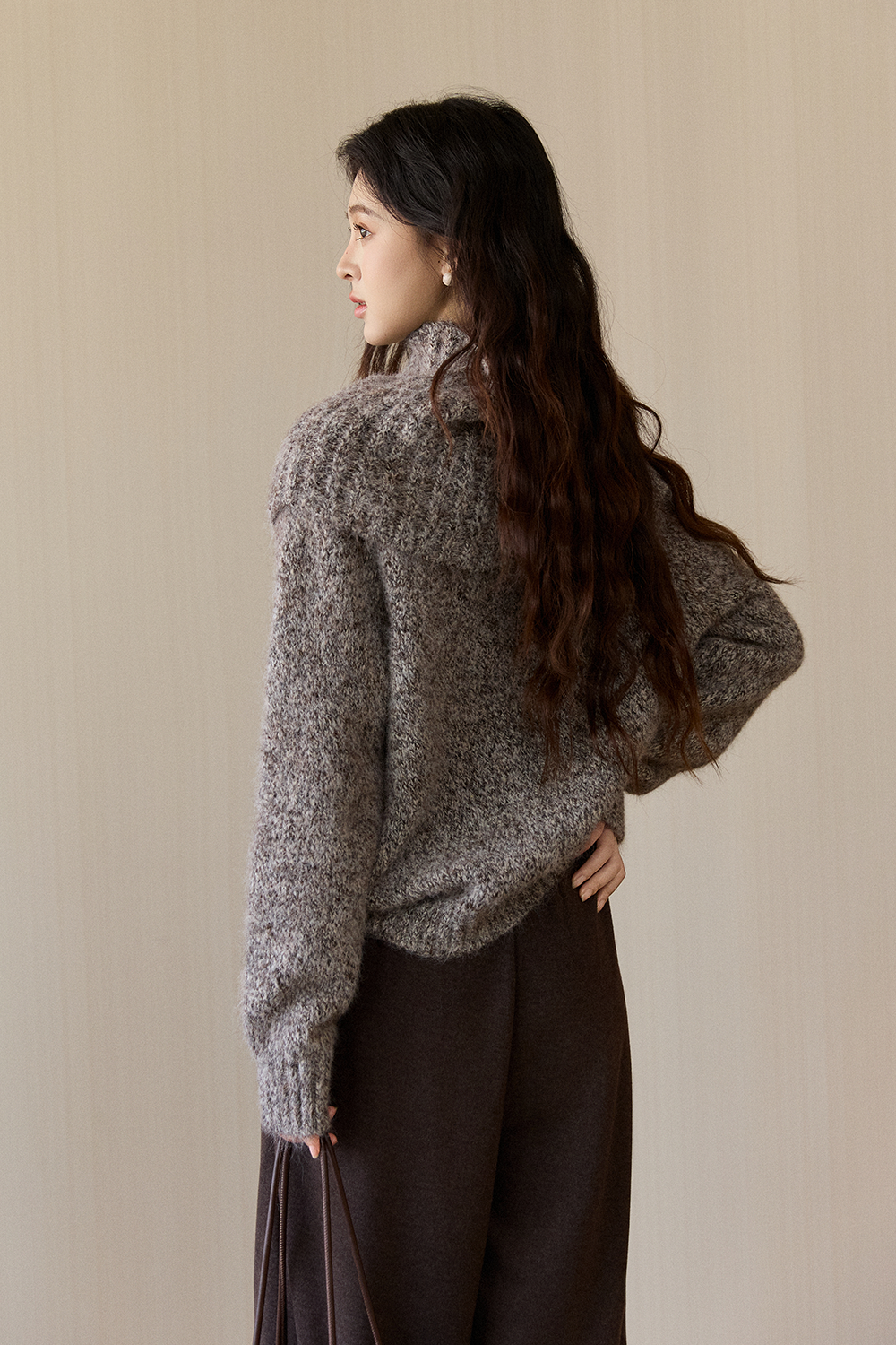 여성용 니트 셔츠