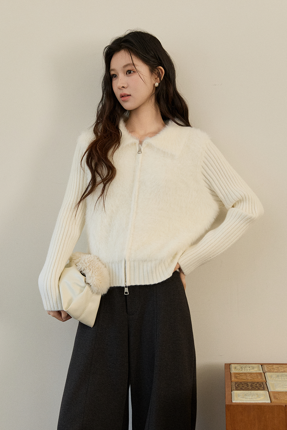 여성용 니트 셔츠