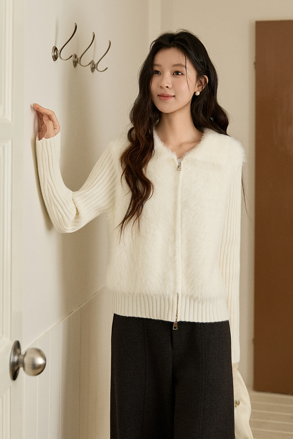 여성용 니트 셔츠