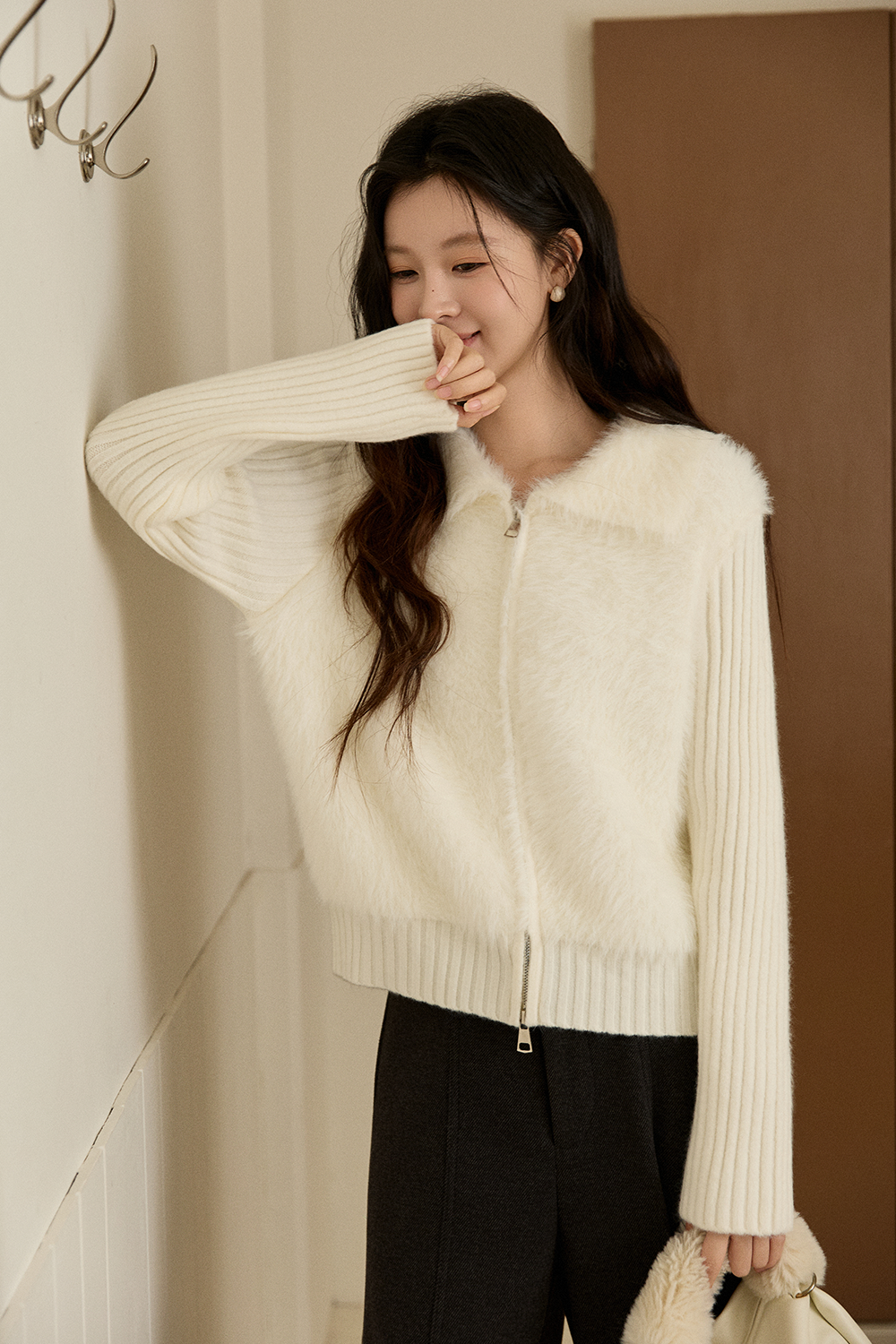 여성용 니트 셔츠