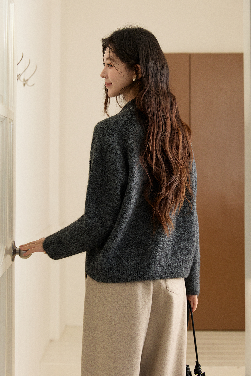 여성용 니트 셔츠