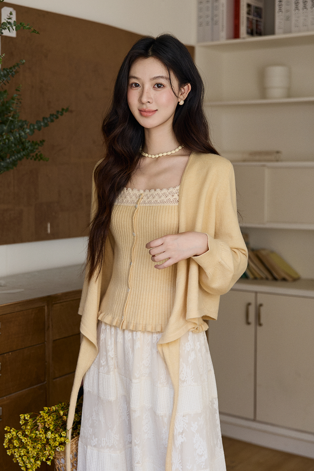 Knit Shirt Set for Women
