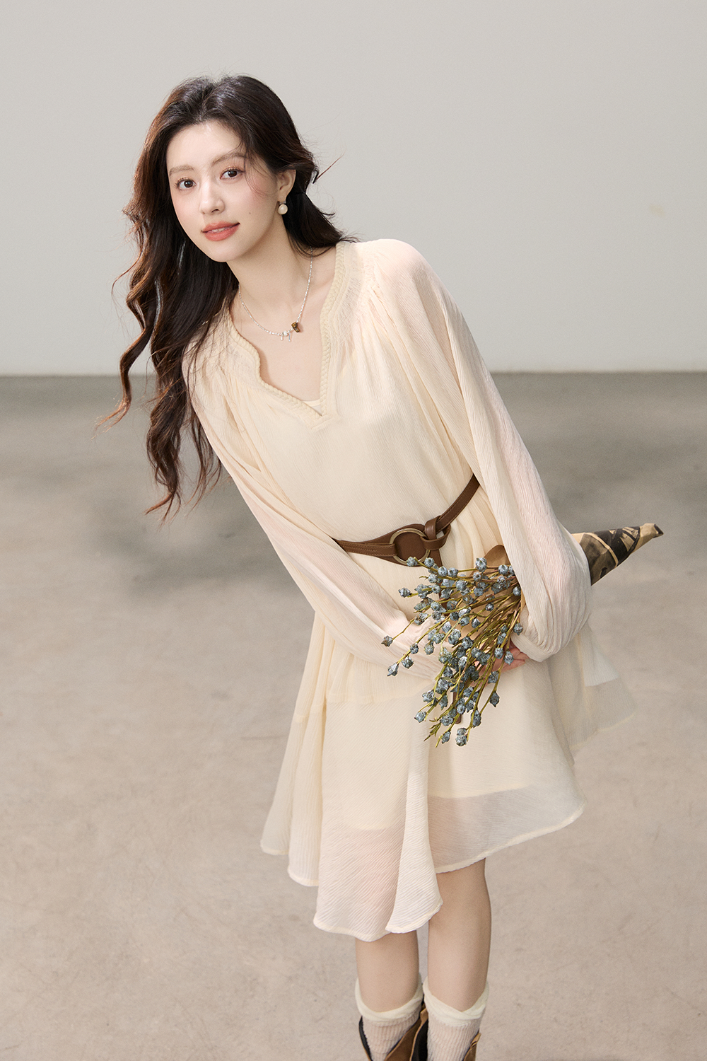 A-line Midi Dress for Women