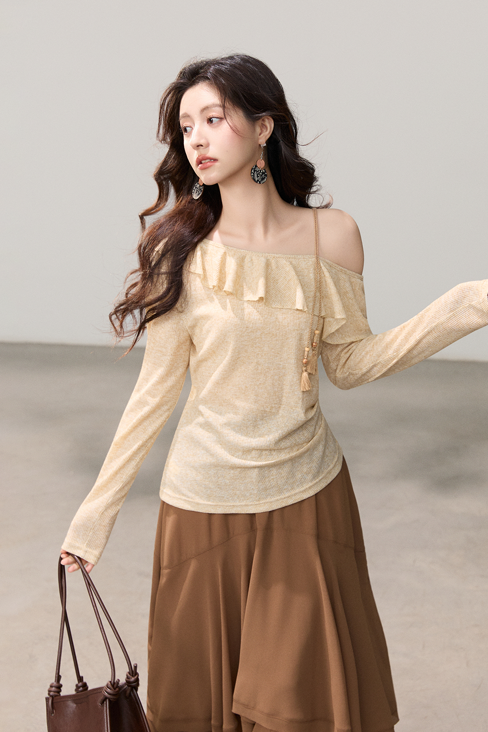 เสื้อยืดถักสำหรับผู้หญิง