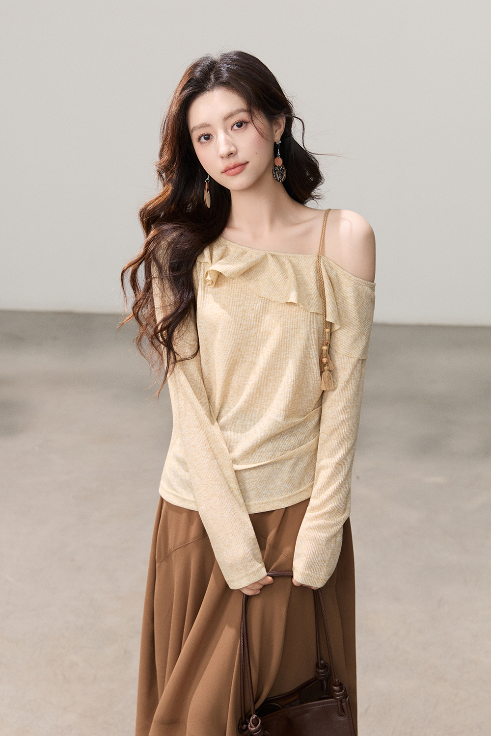 เสื้อยืดถักสำหรับผู้หญิง